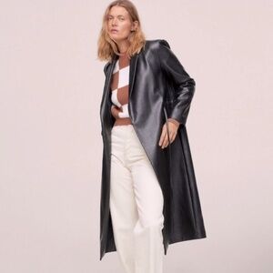 Mango longline jacket